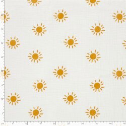 Musselin Sonne - creme