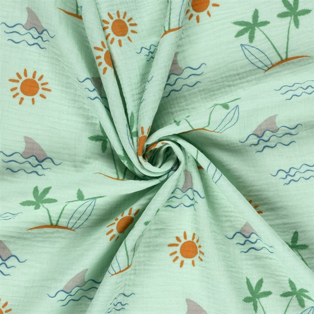 Musselin einsame Insel - softmint