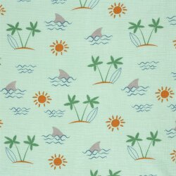 Musselin einsame Insel - softmint