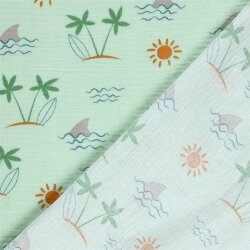 Musselin einsame Insel - softmint