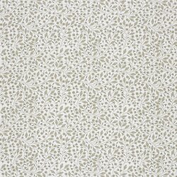 Baumwollpopeline Florale Zweige - creme/salbei