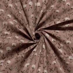 Baumwollpopeline Blumenwiese - hellmalve