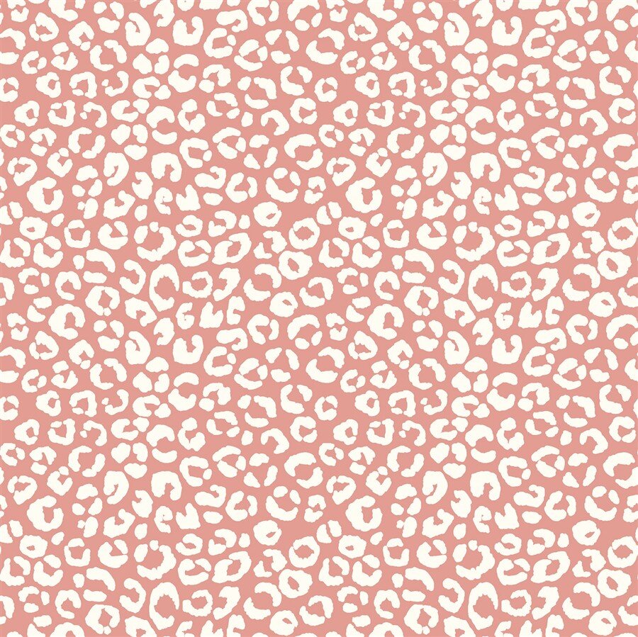 Baumwollpopeline Leotupfen - helllachs