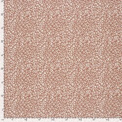 Baumwollpopeline Leotupfen - helllachs