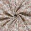 Baumwollpopeline buntes Blumenfeld - creme