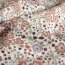 Baumwollpopeline buntes Blumenfeld - creme