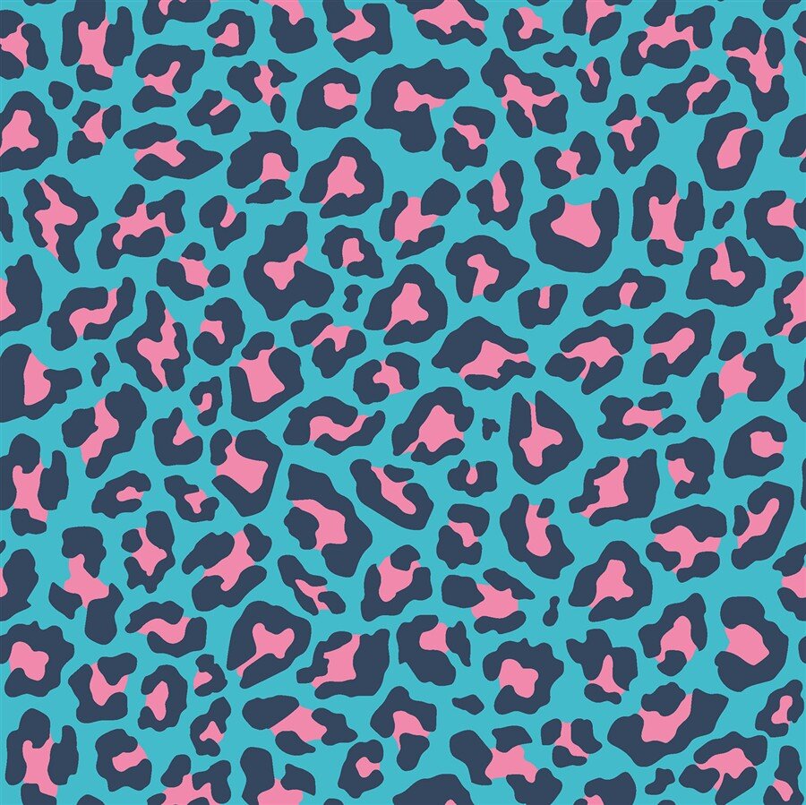 Baumwollpopeline Leo - wasserblau