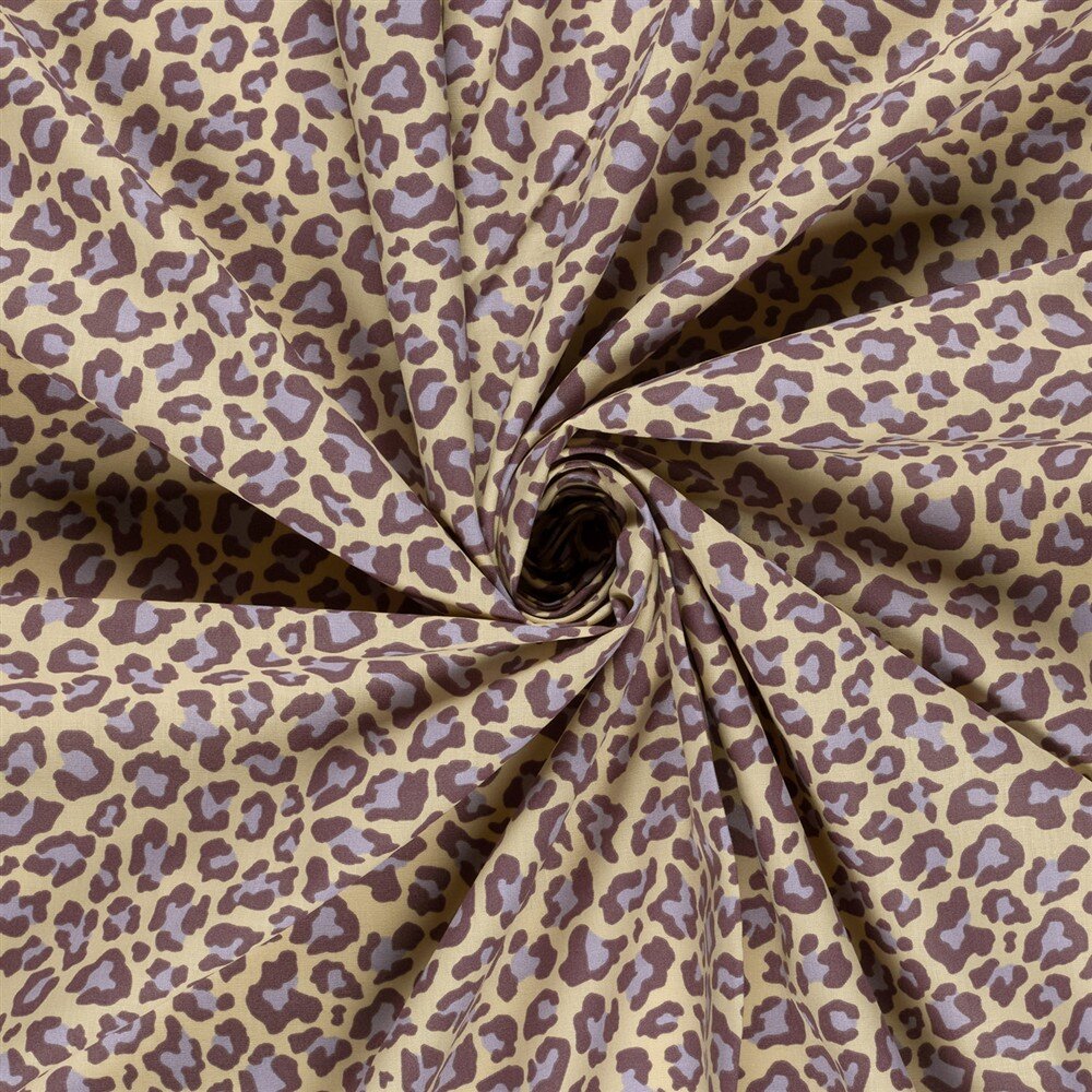 Baumwollpopeline Leo - wollweiß