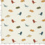 Baumwollpopeline bunte Dinos - creme