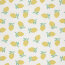 Baumwollpopeline Zitronen - creme