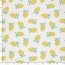 Baumwollpopeline Zitronen - creme