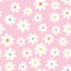 Baumwollpopeline Margeritenregen - hellrosa
