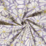 Baumwollpopeline Margeritenkunst - lavendel