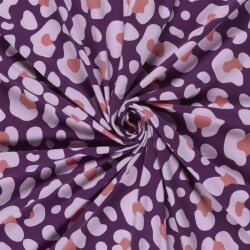 Baumwolljersey Leo - violett/helllila