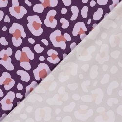 Baumwolljersey Leo - violett/helllila