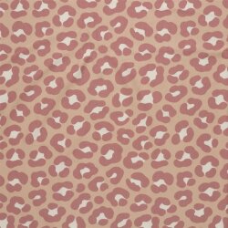 Baumwolljersey Leo - haut/altrosa