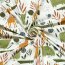 Baumwolljersey bunte Tierwelt - creme