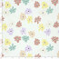 Baumwolljersey Pastell Blüten - creme
