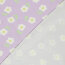 Baumwolljersey süße Schnittblumen - flieder