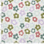 Baumwolljersey Pastell Blumen - creme