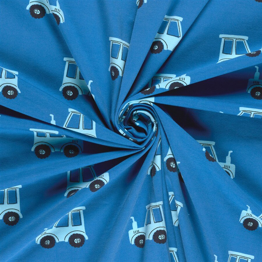 Baumwolljersey Trecker - indigo