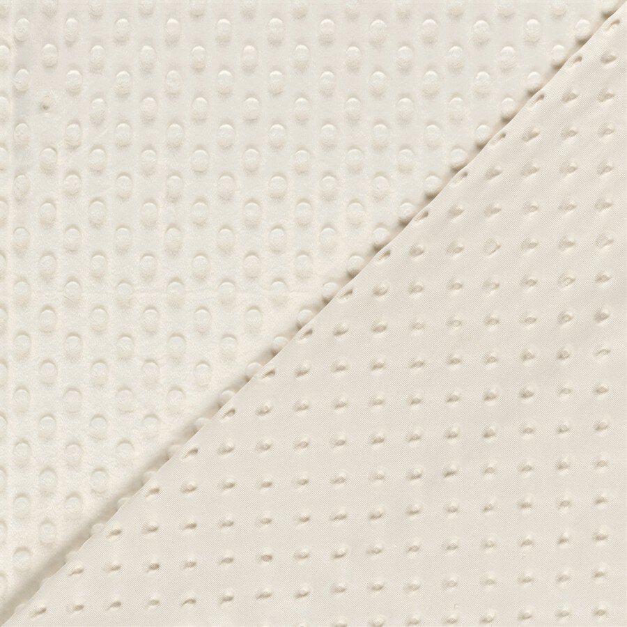 Minky Fleece *Marie* Uni - wollweiß