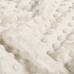 Minky Fleece *Marie* Uni - wollweiß