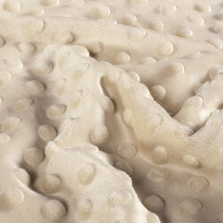 Minky Fleece *Marie* Uni - hellbeige