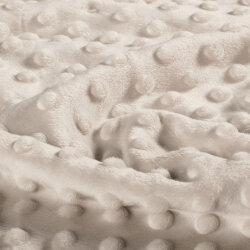 Minky Fleece *Marie* Uni - cremebeige