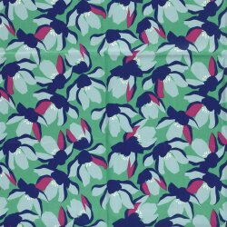 Baumwollsatin Blumen