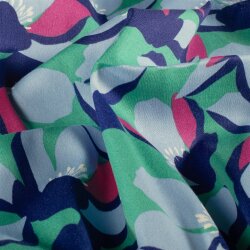 Baumwollsatin Blumen