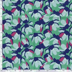 Baumwollsatin Blumen