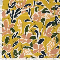 Baumwollsatin Blumen