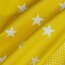 1,4 Meter - Baumwollpopeline 33mm Sterne - sommergelb
