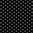1,9 Meter - Baumwollpopeline 8mm Punkte - schwarz