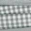 1 Meter - Baumwollpopeline garngefärbt - Vichy Karo 10mm *Vera* - grau