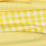 1,7 Meter - Baumwollpopeline garngefärbt - Vichy Karo 10mm *Vera* - gelb