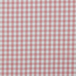 1 Meter - Baumwollpopeline garngefärbt - Vichy Karo...