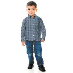 1 Meter - Baumwollpopeline 2,7mm Vichykaro - grau