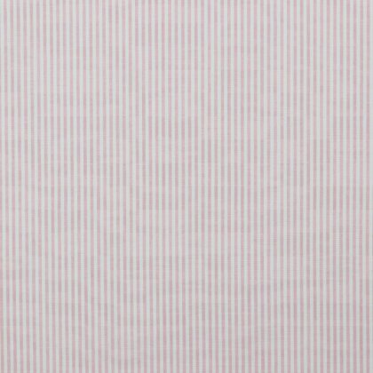 3 Meter - Baumwollpopeline Streifen 3mm, garngefärbt - lachsorange