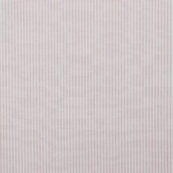 3 Meter - Baumwollpopeline Streifen 3mm, garngefärbt - lachsorange