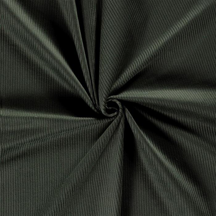 0,9 Meter - Breitcord *Marie* grob Uni - dunkelwaldgrün