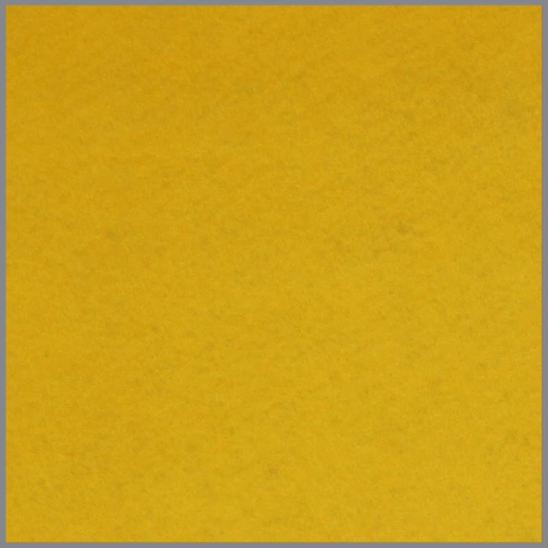 0,7 Meter - Filz 3mm - gelb