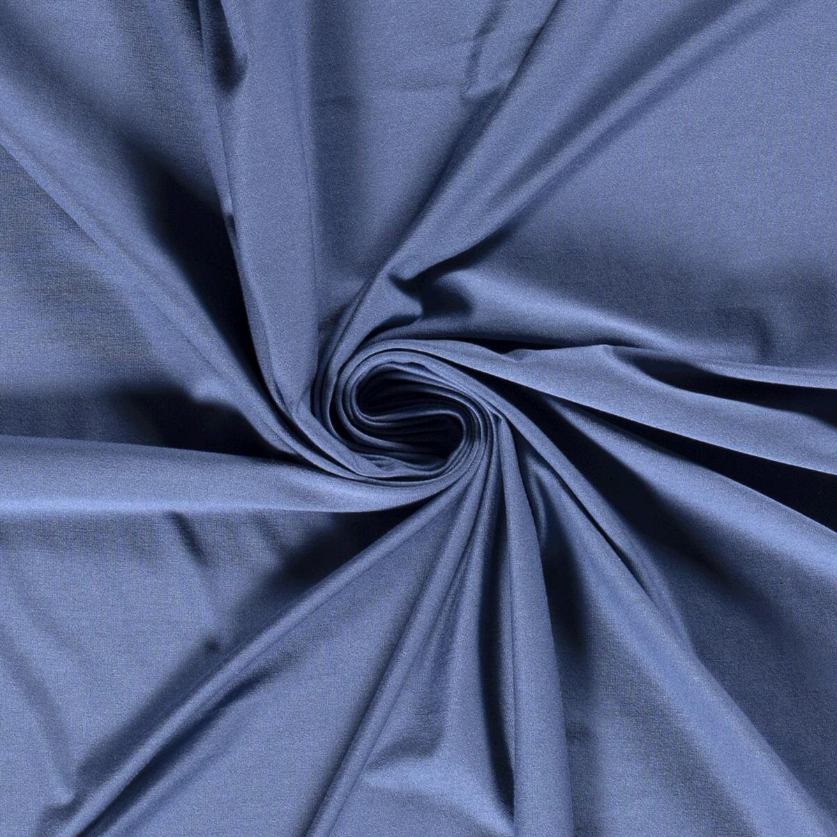 0,4 Meter - Bambus Jersey *Marie* Uni - seeblau