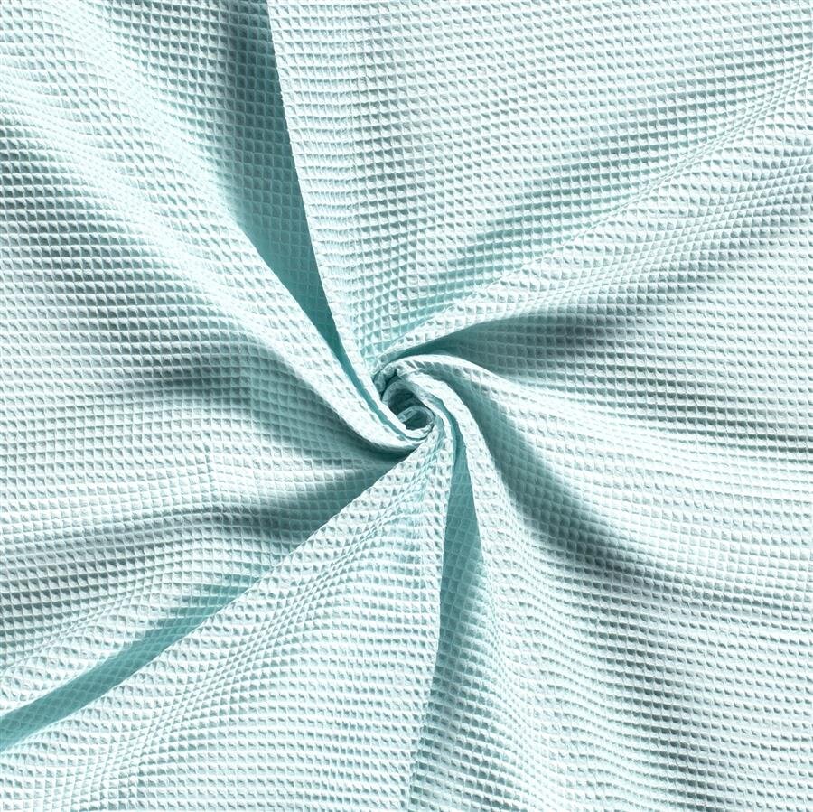 0,5 Meter - Waffelpiqué *Marie* 6mm Uni - hellmint