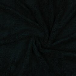 0,8 Meter - Kunstfell Kuschelteddystoff - schwarz