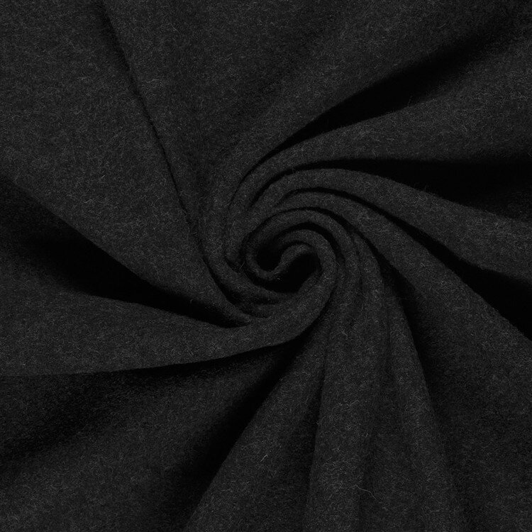 0,8 Meter - Walkloden Melange *Marie* - schiefergrau