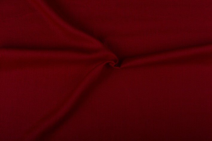 0,9 Meter - Leinen *Marie* Uni - kirsch rot