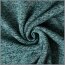 0,9 Meter - Strickfleece *Marie* Uni - meliert mystic green