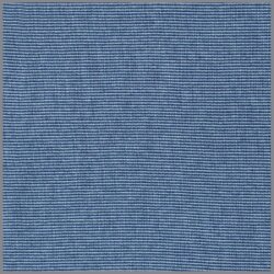 0,6 Meter - Ringelbündchen Streifen 1mm sky/seeblau